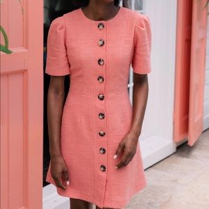 Coral Gal Meets Glam dress